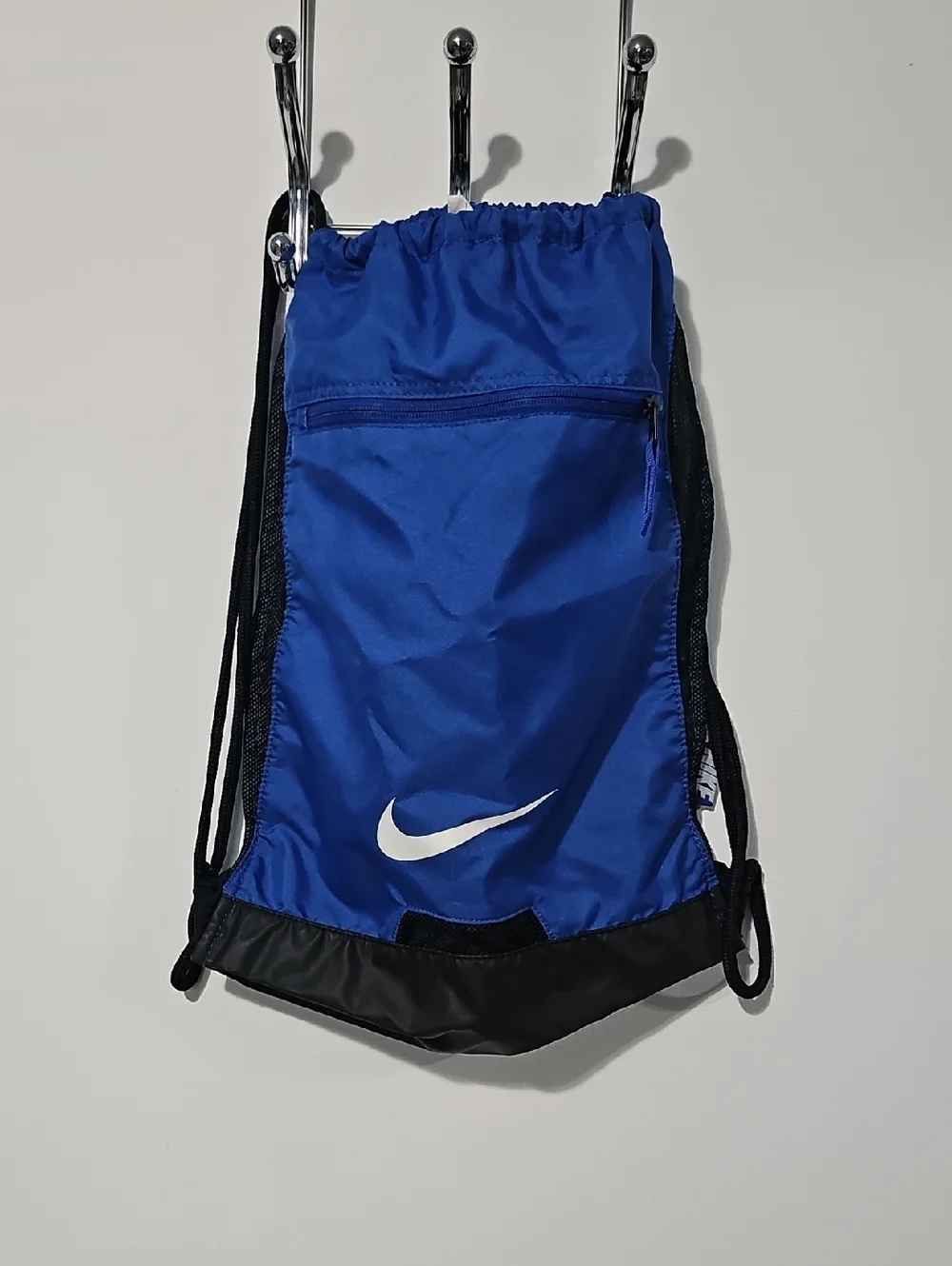 Nike Royal Blue Drawstring Backpack with Black Base Baseball Basketball Duke